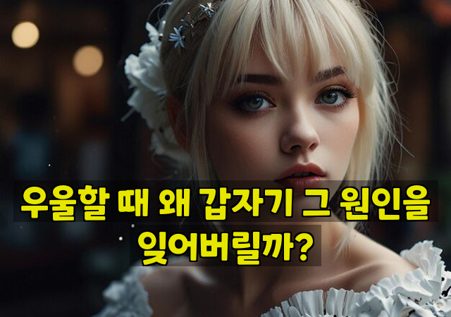 우울할 때 왜 갑자기 그 원인을 잊어버릴까?